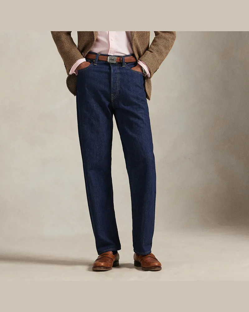 Ralph Lauren Heritage-Straight-Fit Selvedge-Jeans Blue