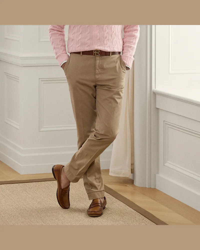 Ralph Lauren Straight-Fit Chinohose mit Stretch Tan