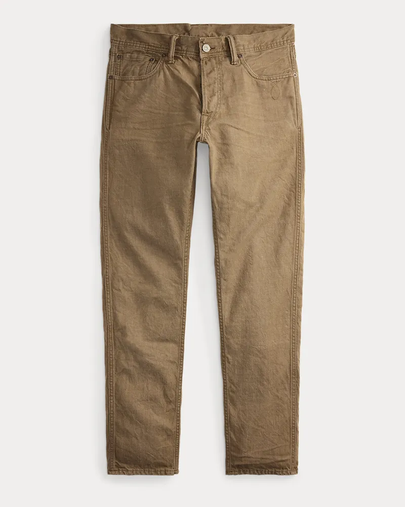 Ralph Lauren Slim-Fit Jeans mit brauner Waschung Brown