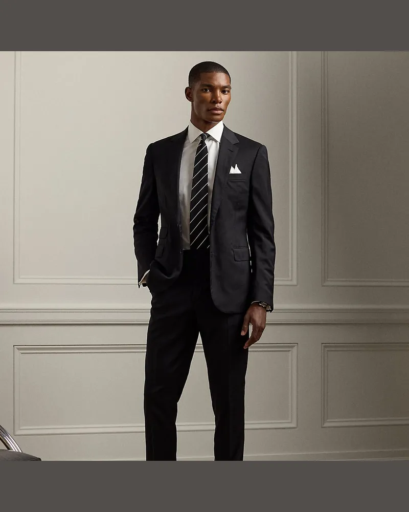Ralph Lauren Handgeschneiderter Anzug Gregory Black