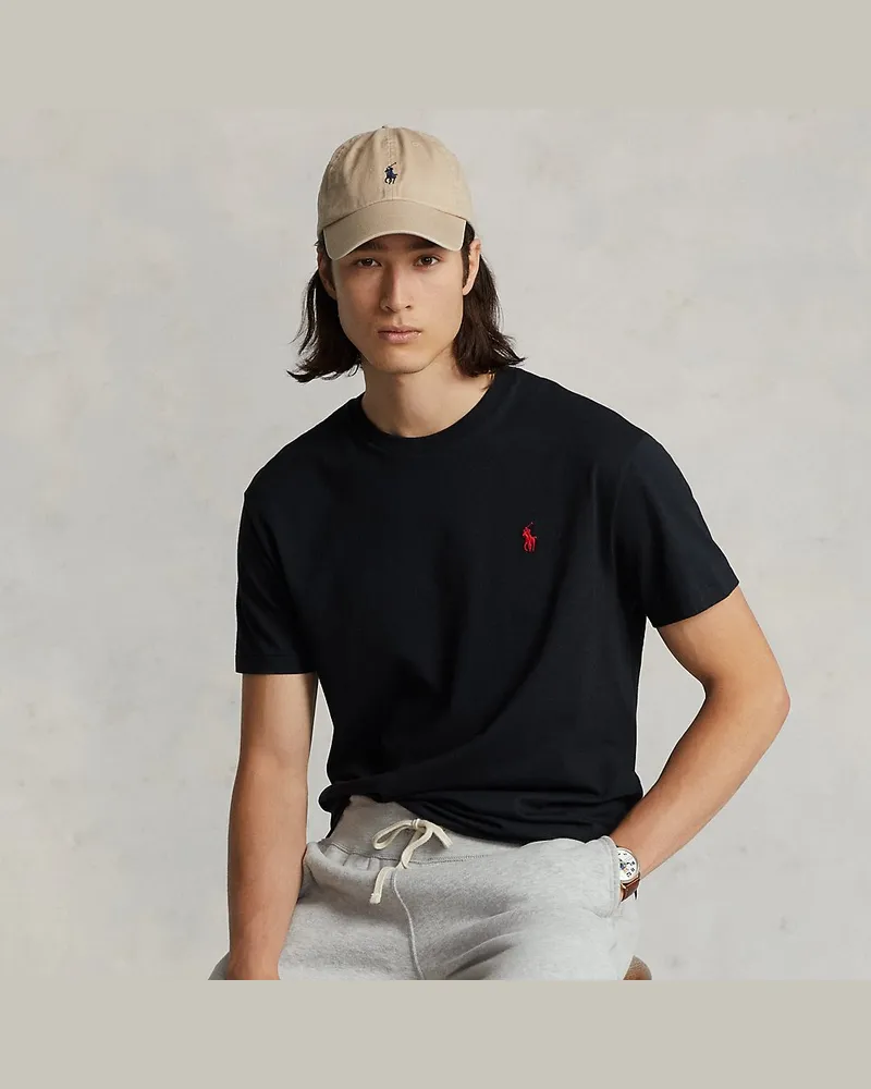 Ralph Lauren Classic-Fit T-Shirt aus Jersey Black
