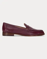 Ralph Lauren Loafer Wynnie aus Nappaleder Red