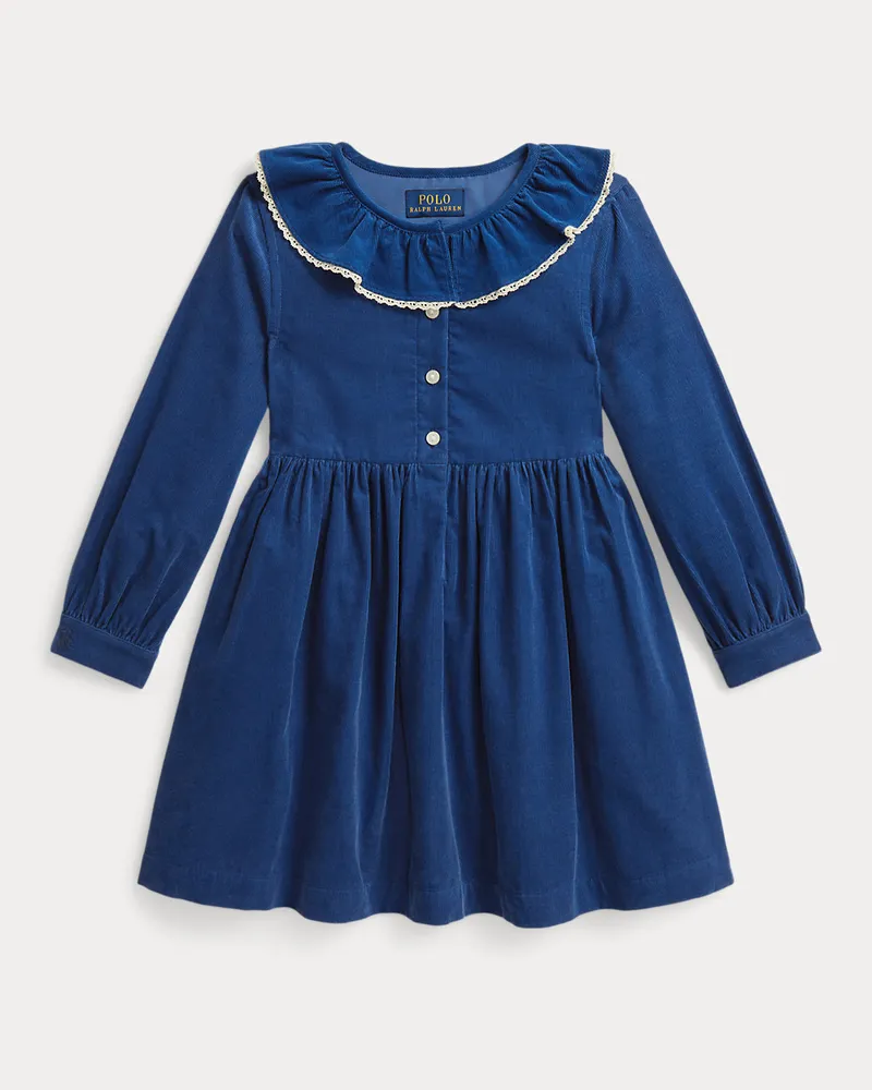 Ralph Lauren Hemdkleid aus Baumwollkordsamt Blue