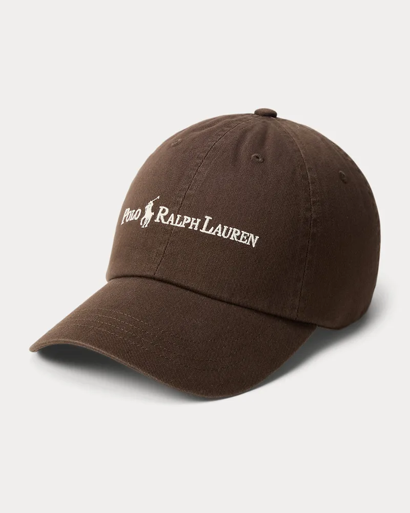 Ralph Lauren Baseballkappe aus Baumwolltwill Brown