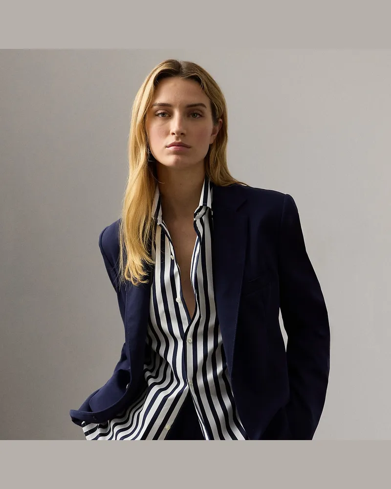 Ralph Lauren Jacke Marcy aus Wollgabardine Blue