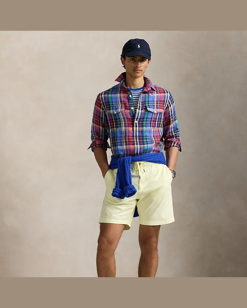 Ralph Lauren Shorts mit Mineralfärbung Green