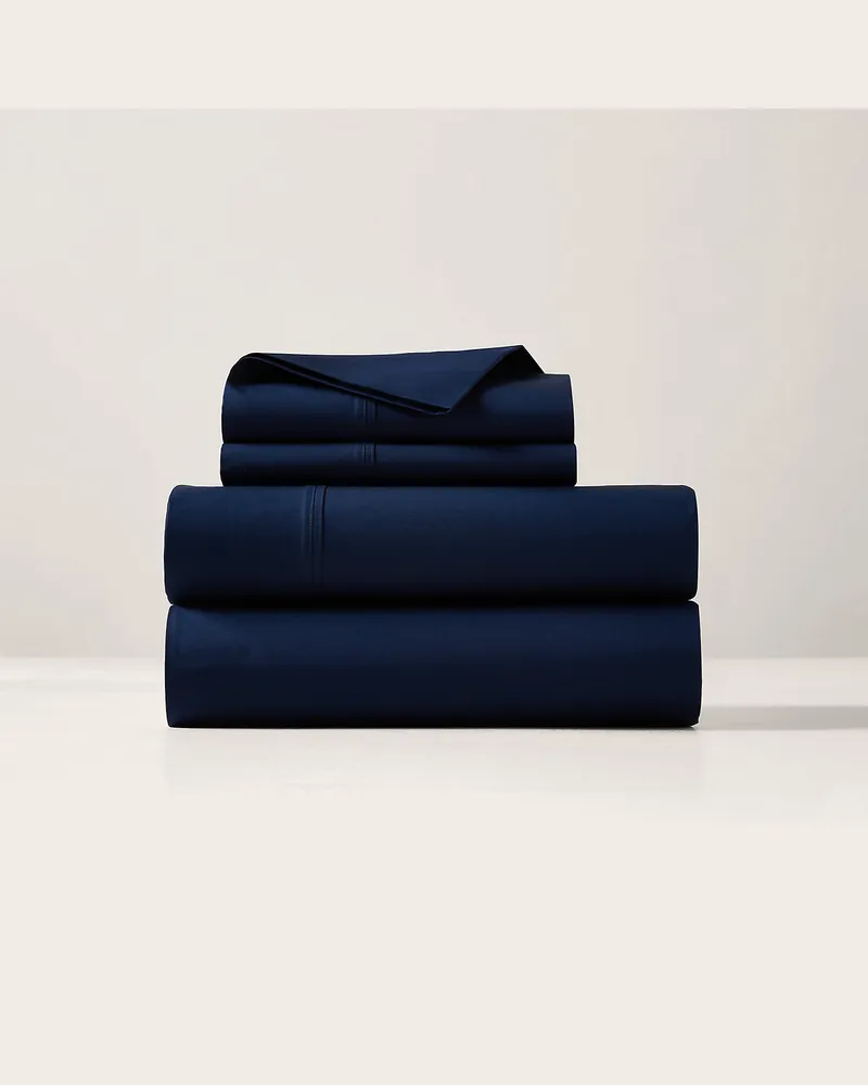 Ralph Lauren Home RL-Bettwäsche aus 464er-Perkal Blue