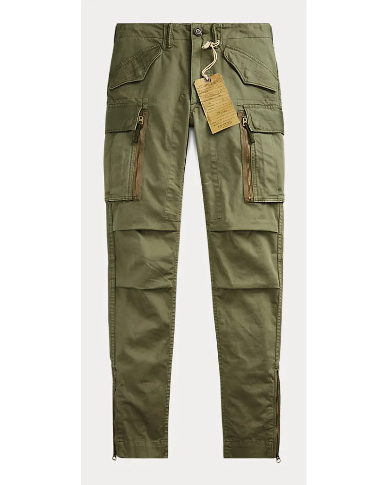 Ralph Lauren Skinny-Cargohose mit Stretch Green