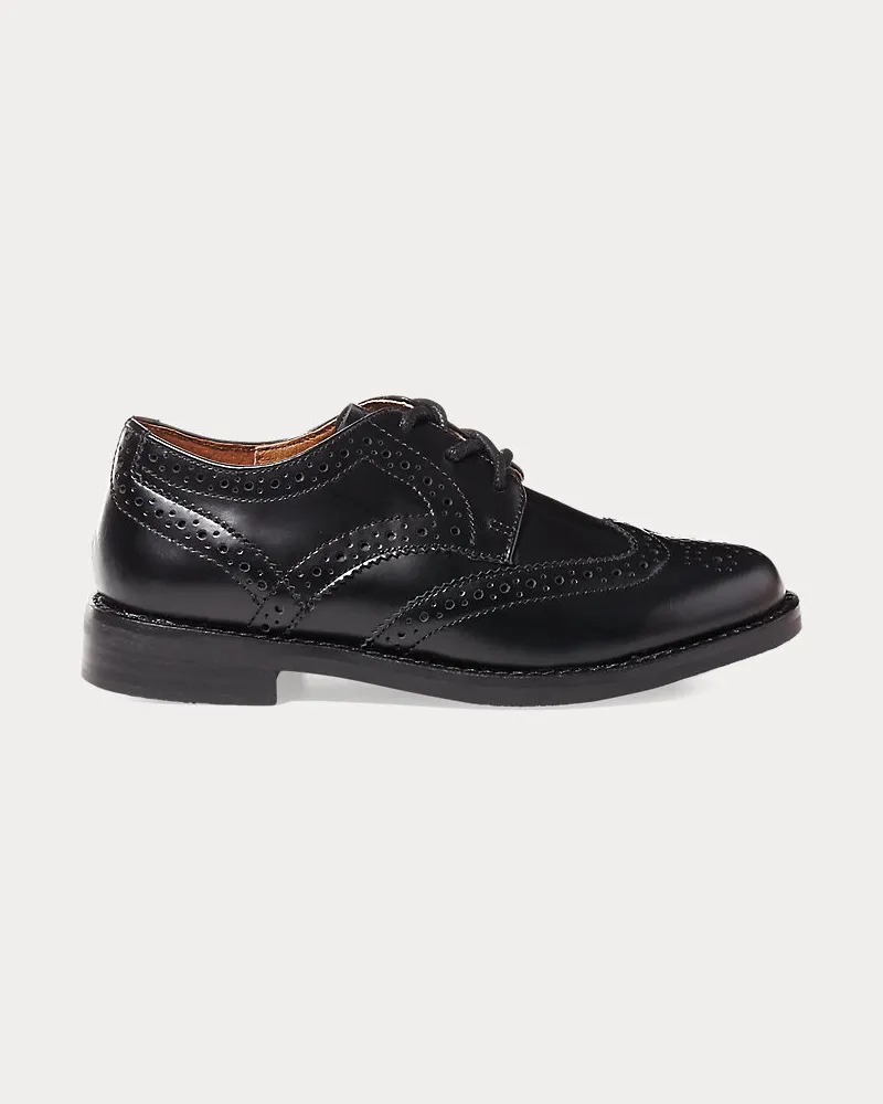 Ralph Lauren Oxford-Fullbrogue aus Leder Black