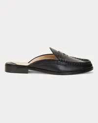 Ralph Lauren Loafer Wynnie aus poliertem Leder Black