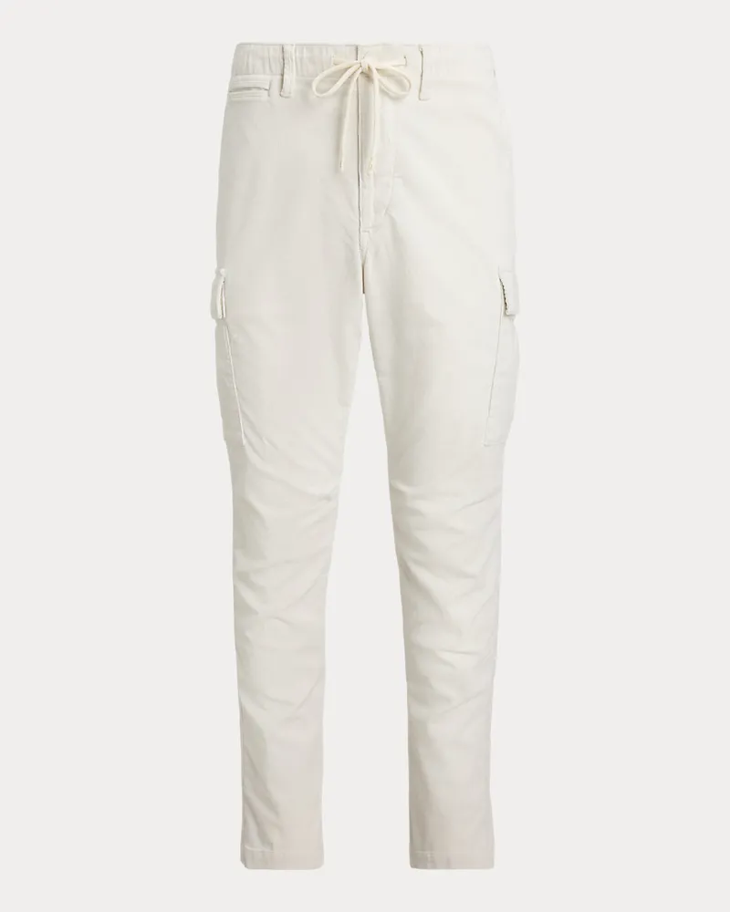 Ralph Lauren Slim-Fit Kordsamt-Cargohose mit Stretch Cream