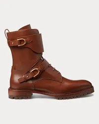 Ralph Lauren Stiefel Marlie Welington aus Kalbsleder Brown