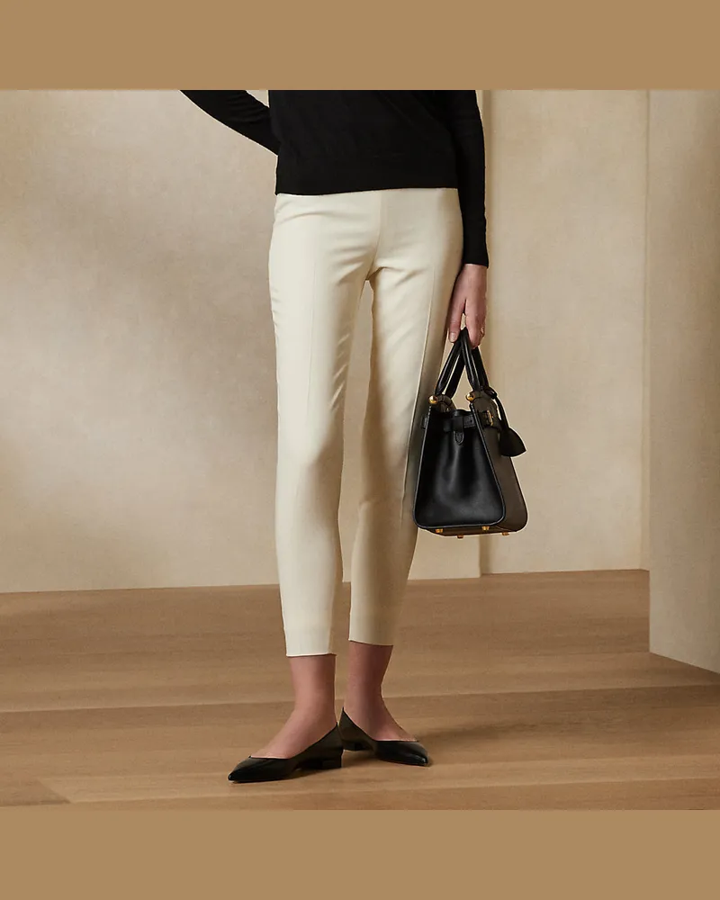Ralph Lauren Hose Annie aus Stretchwolle Cream