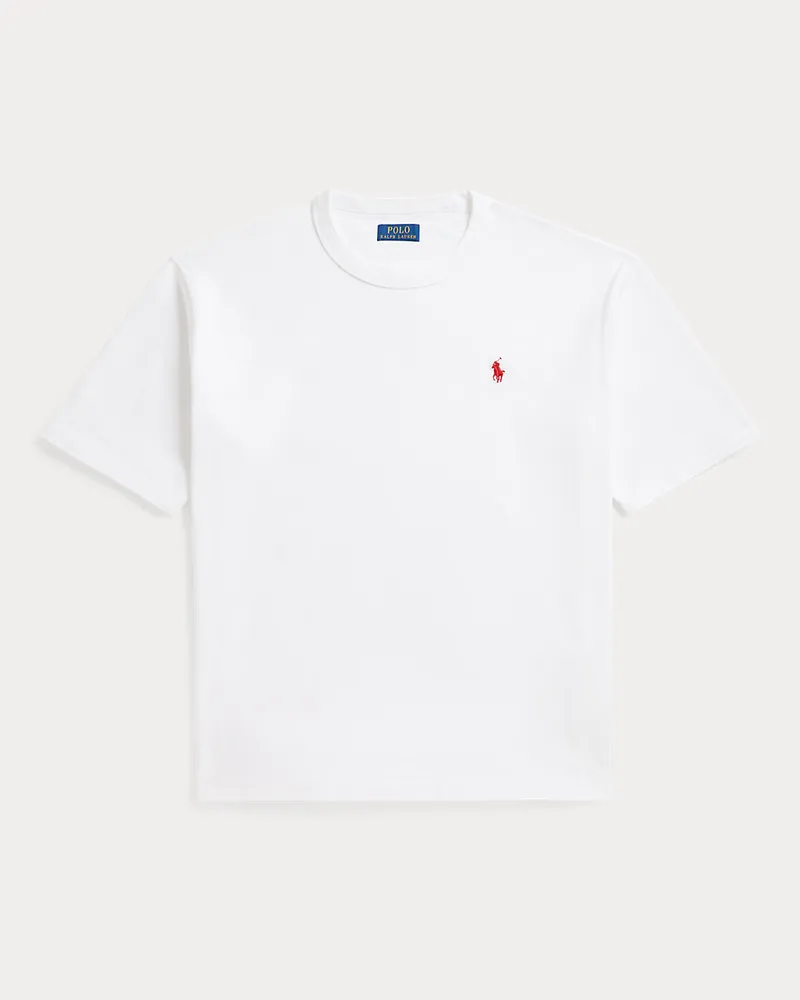 Ralph Lauren Relaxed-Fit T-Shirt aus Jersey White