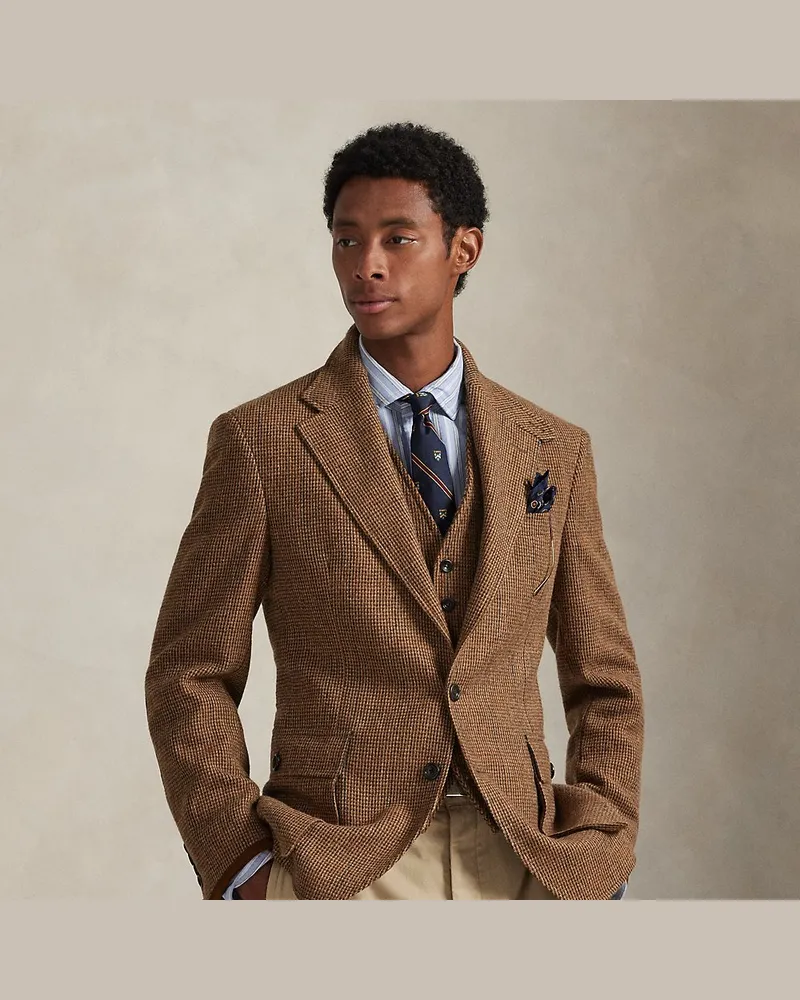Ralph Lauren Die fein gemusterte Tweedjacke RL67 Multi