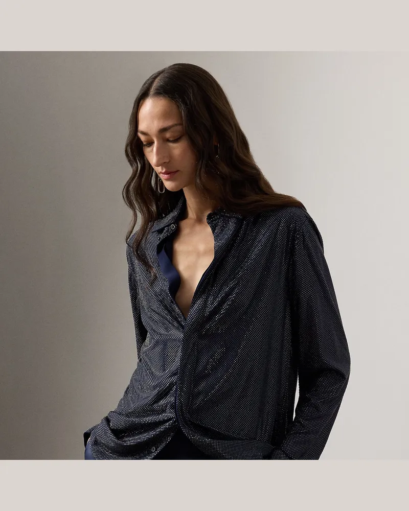 Ralph Lauren Relaxed-Fit Hemd Adrien mit Verzierung Blue