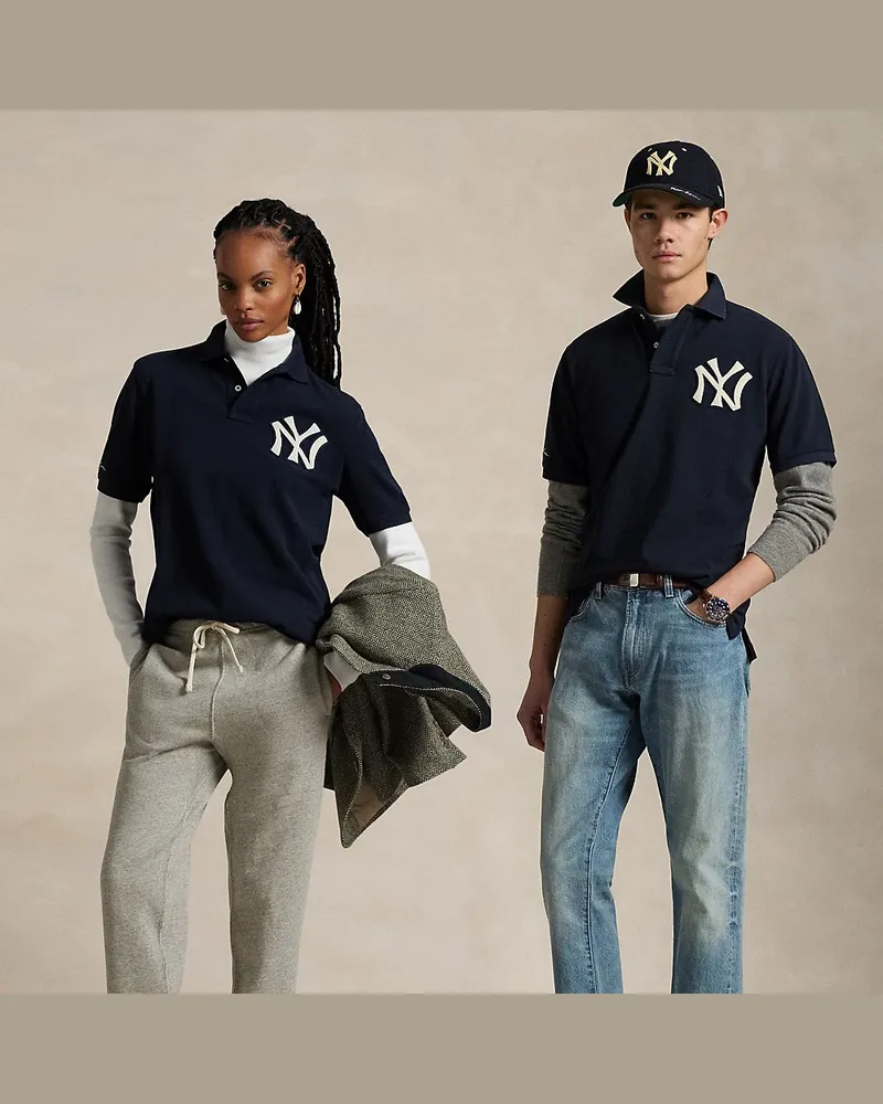Ralph Lauren Poloshirt Polo  Ralph Lauren Lauren Yankees Blue