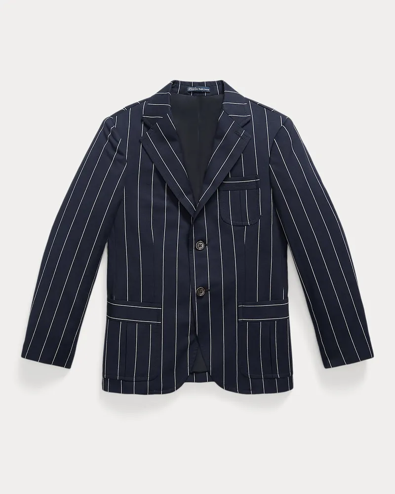 Ralph Lauren Gestreiftes Sakko aus Twill Blue