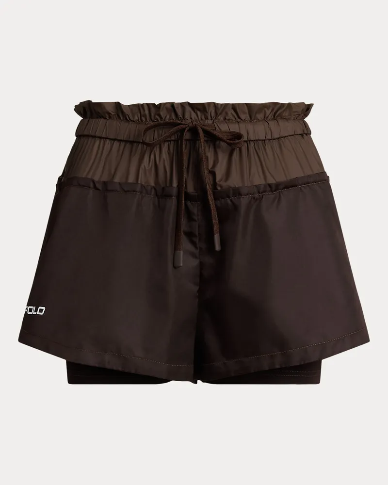 Ralph Lauren Shorts mit Lagen-Design und Tunnelzug Brown
