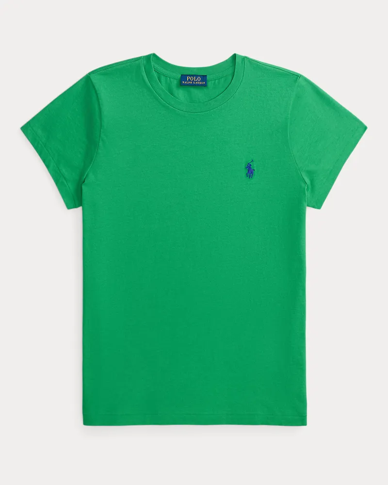Ralph Lauren Classic-Fit Rundhals-T-Shirt aus Jersey Green