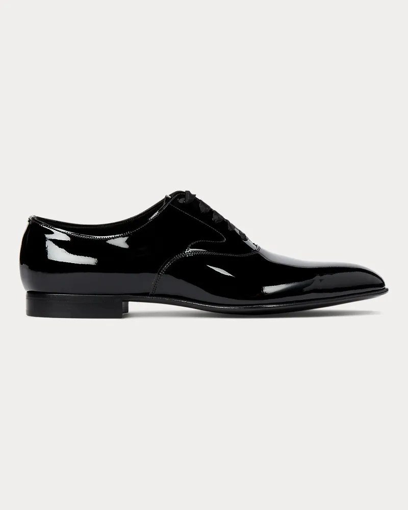 Ralph Lauren Lacklederschuh Paget Black