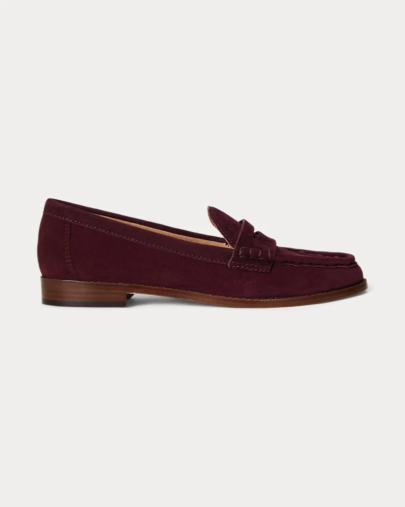 Ralph Lauren Wildlederloafer Wynnie Red