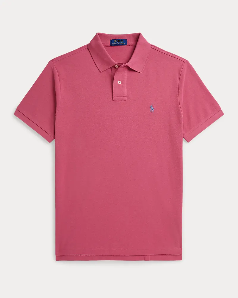 Ralph Lauren Custom-Slim-Fit Poloshirt aus Piqué Pink