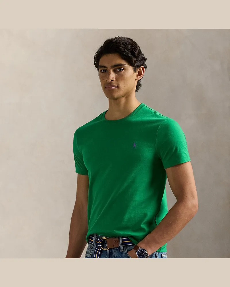 Ralph Lauren Custom-Slim-Fit Jersey-T-Shirt Green