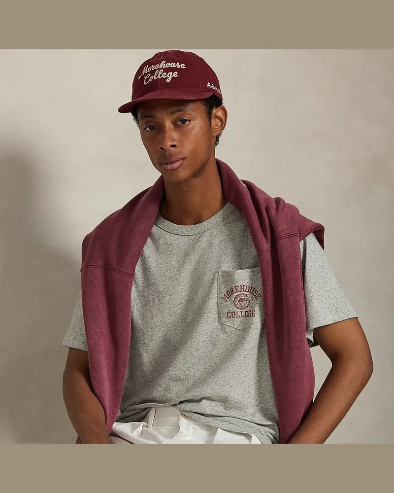 Ralph Lauren Das Wappen-T-Shirt Morehouse College Grey