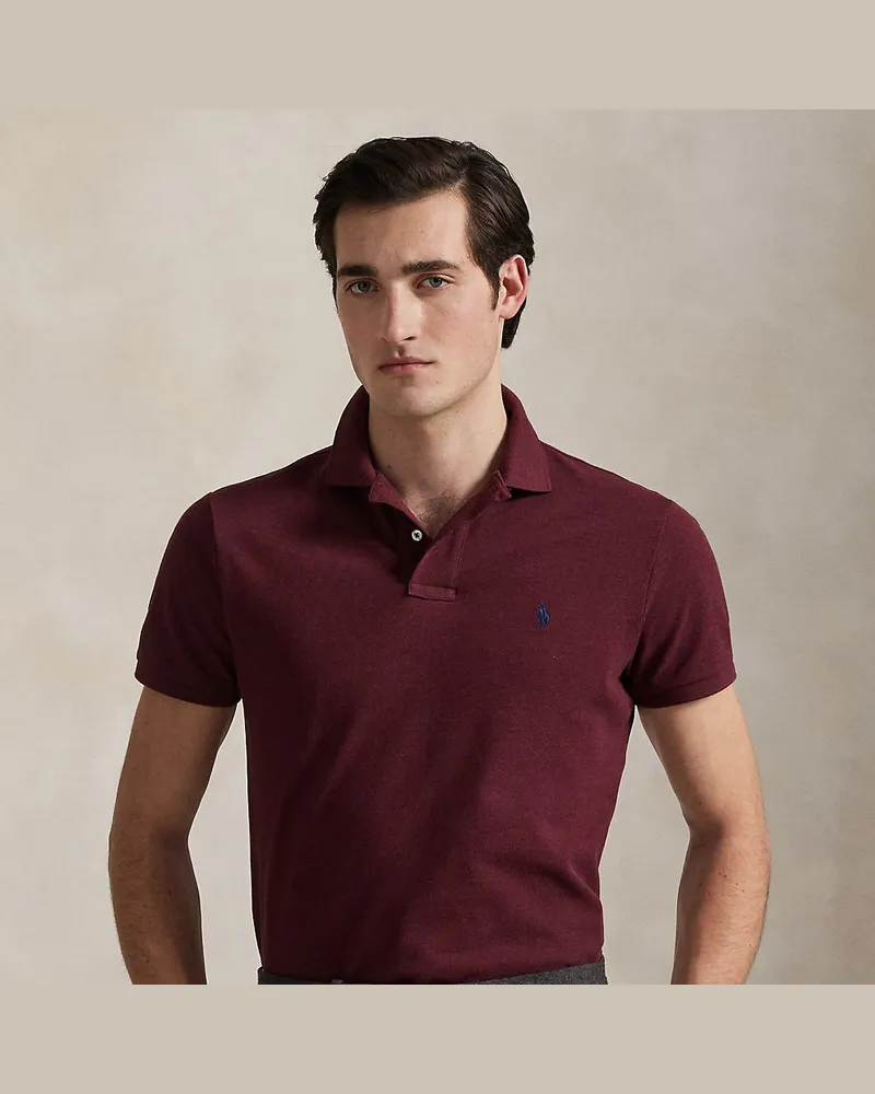 Ralph Lauren Slim-Fit Poloshirt aus Piqué Red