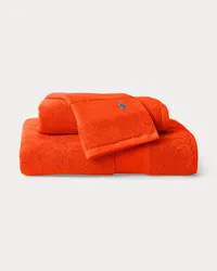 Ralph Lauren Home Das Polo-Handtuch und Badematte Orange