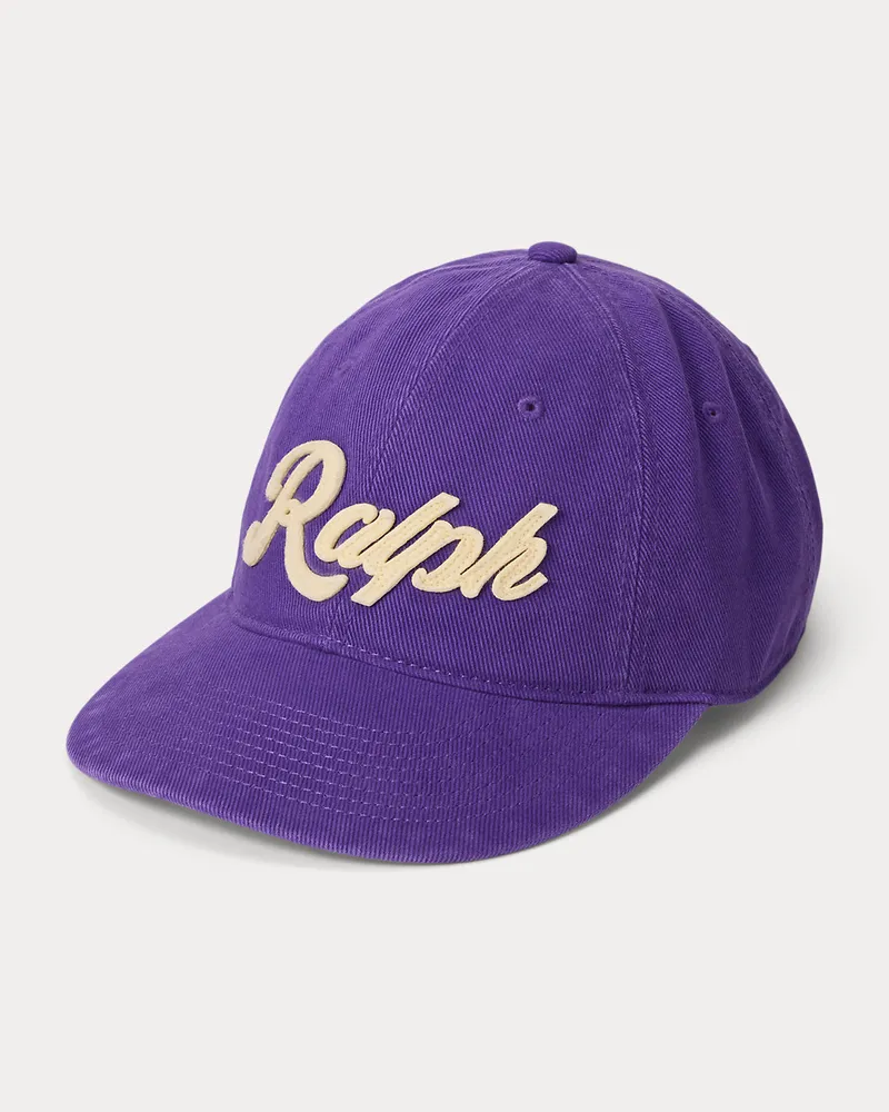 Ralph Lauren Twill-Baseballkappe  Ralph Lauren mit Logo Purple