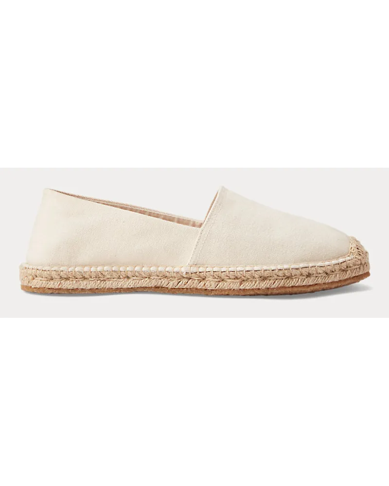 Ralph Lauren Espadrille aus Segeltuch Cream