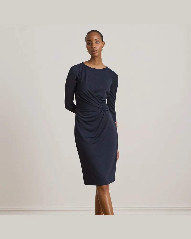 Ralph Lauren Jerseykleid mit Twist-Detail Blue