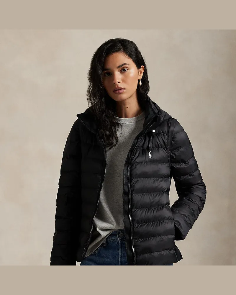 Ralph Lauren Wandelbare Steppjacke Black