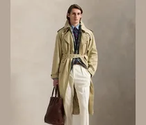 Leichter Trenchcoat aus Twill
