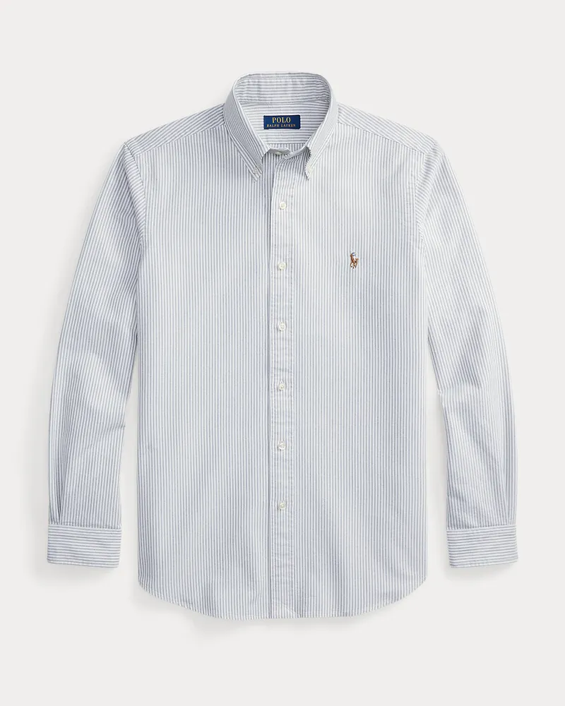 Ralph Lauren Slim-Fit Oxfordhemd mit Streifen Blue