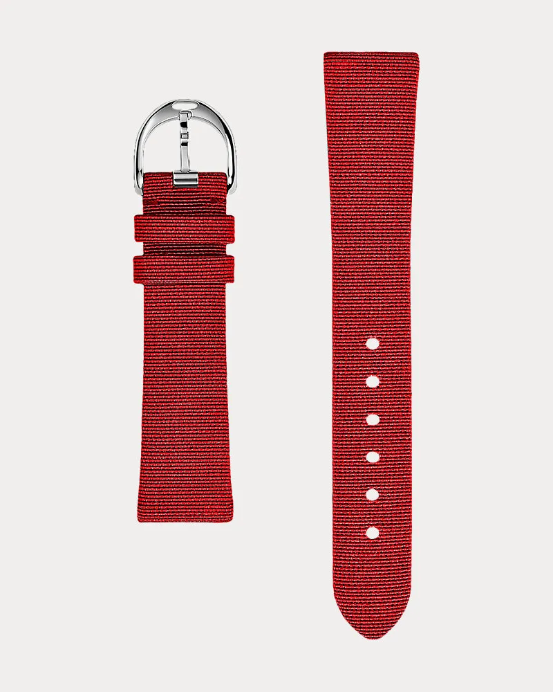 Ralph Lauren Rl888 Uhrenarmband Aus Rips Red