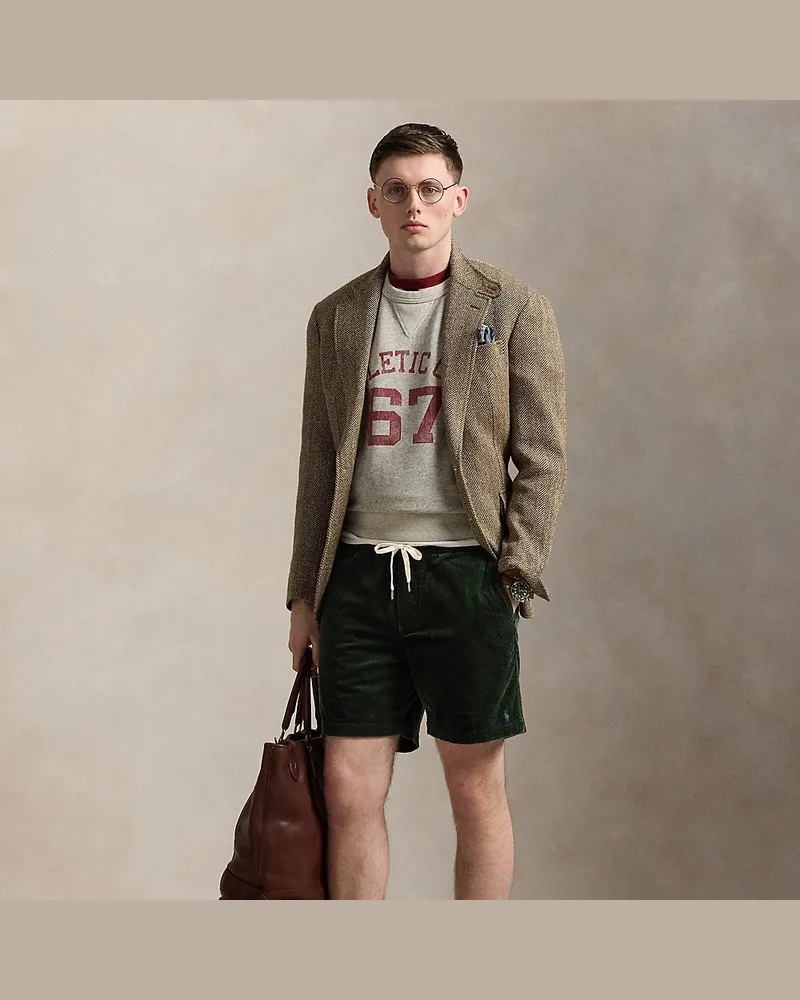 Ralph Lauren Shorts Polo Prepster aus Kordsamt Green