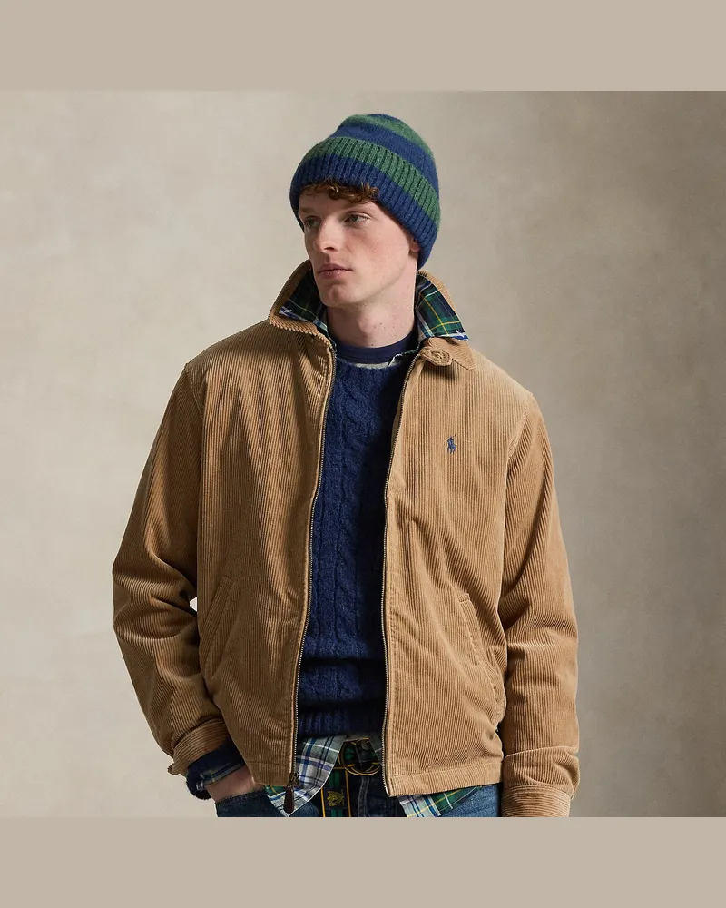 Ralph Lauren Die Jacke Wynton aus Kordsamt Tan