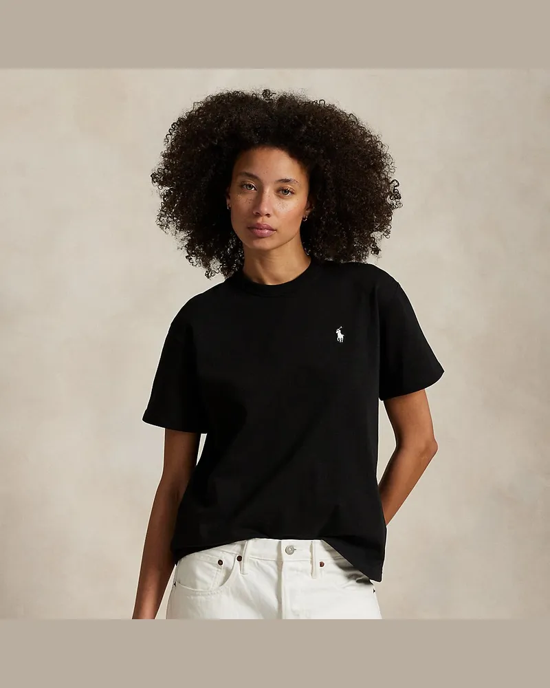 Ralph Lauren Relaxed-Fit T-Shirt aus Baumwolljersey Black