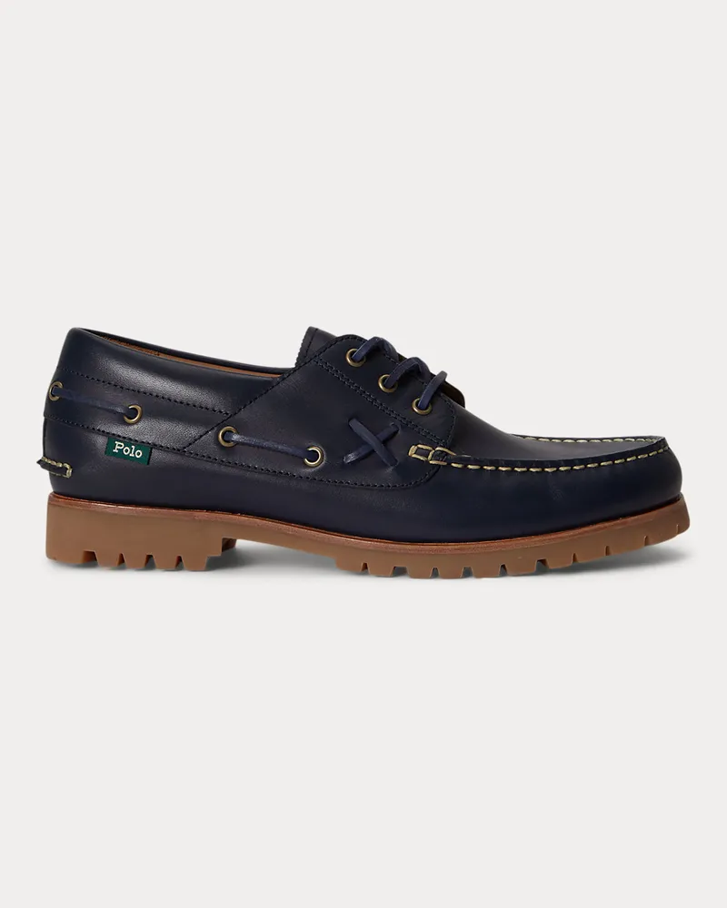 Ralph Lauren Bootsschuh Ranger aus Leder Blue