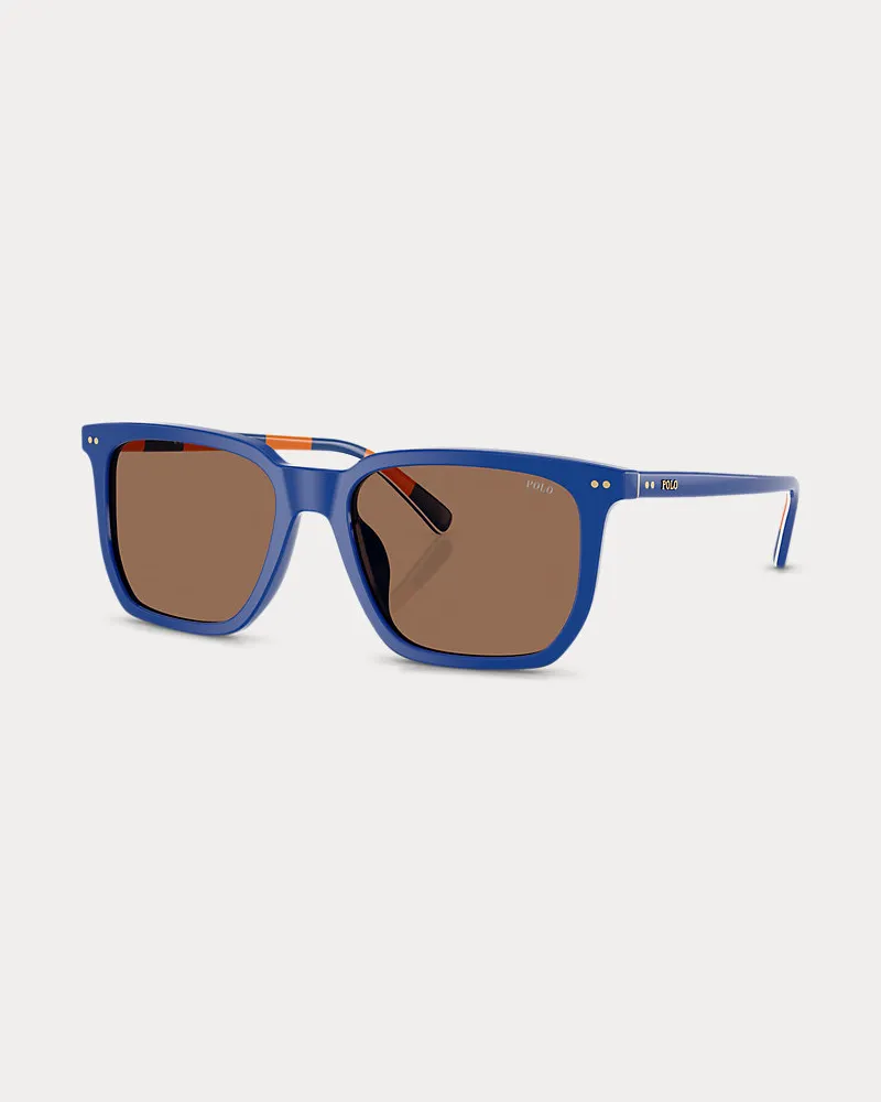 Ralph Lauren Sonnenbrille mit Rugby-Streifen Blue