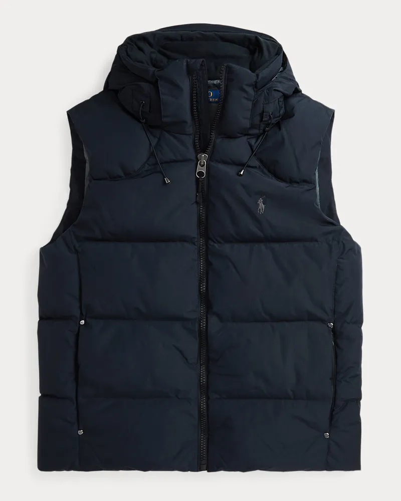 Ralph Lauren Daunenweste mit Kapuze Black