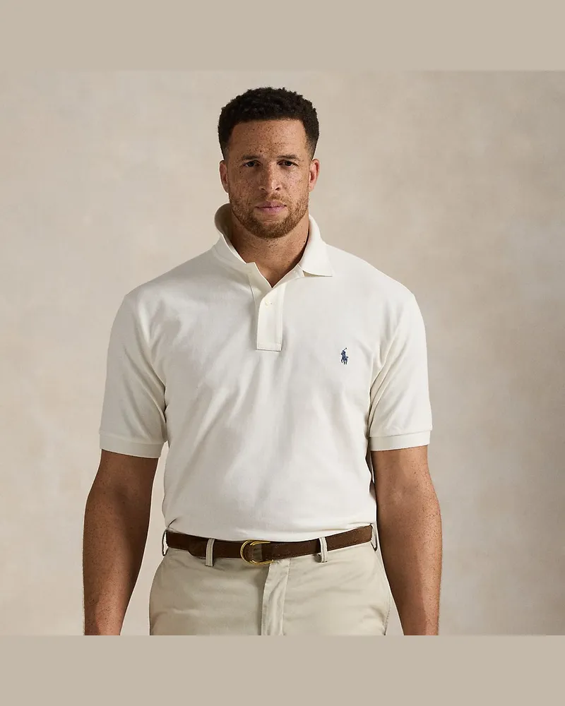 Ralph Lauren Große Größen - Das legendäre Piqué-Poloshirt Cream
