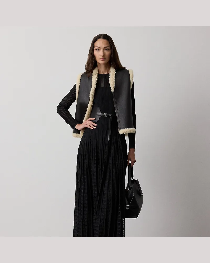 Ralph Lauren Abendkleid Judith aus Seidenmischung Black