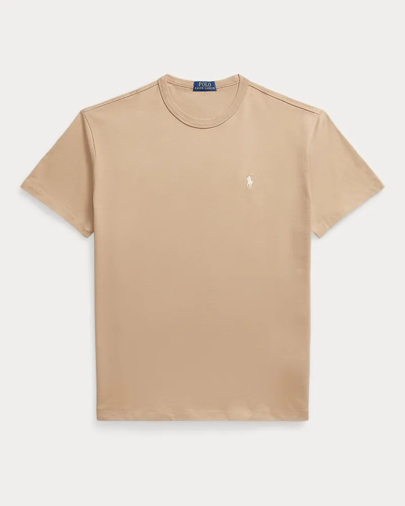 Ralph Lauren Classic-Fit Rundhals-T-Shirt aus Jersey Tan