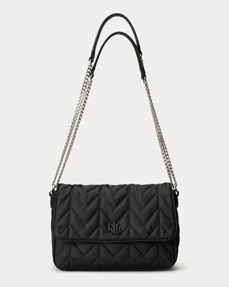 Ralph Lauren Mittlegroße Umhängetasche Stevie Black