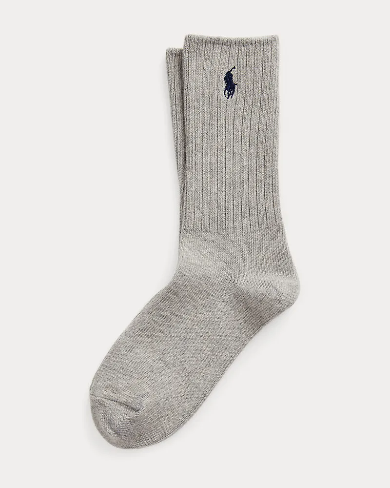 Ralph Lauren Crew-Socken mit gesticktem Pony Multi