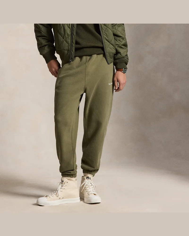 Ralph Lauren Relaxed-Fit Fleece-Jogginghose mit Logo Green